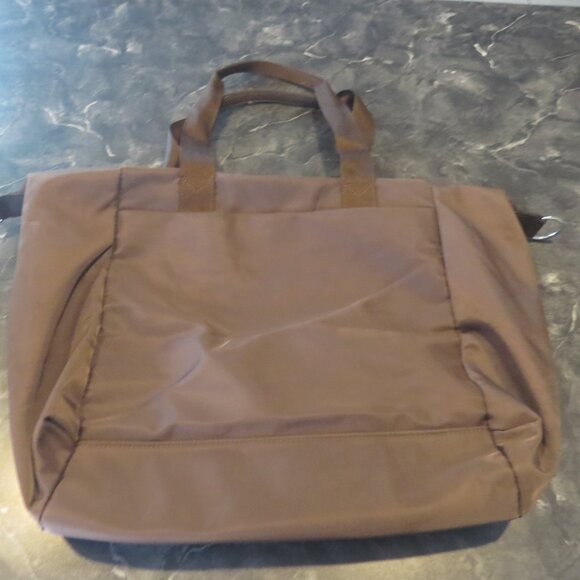 Coveri Collection Large Brown Nylon Travel Tote Bag – New with Tags (B2) - Picture 4 of 9